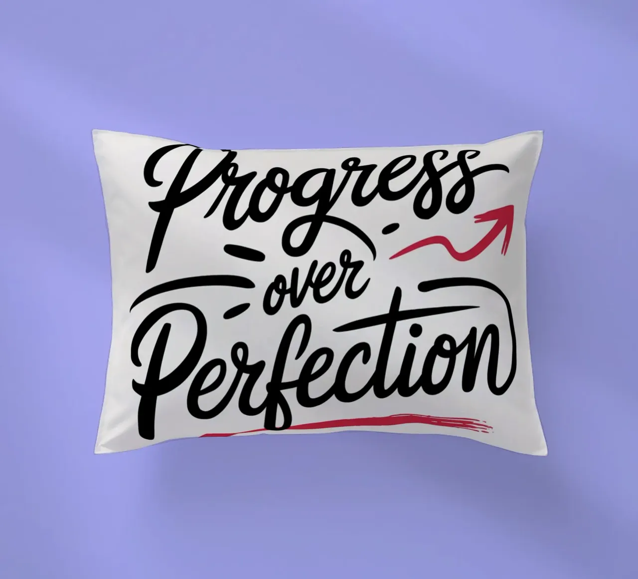 Il progresso al posto della perfezione cuscino da logic