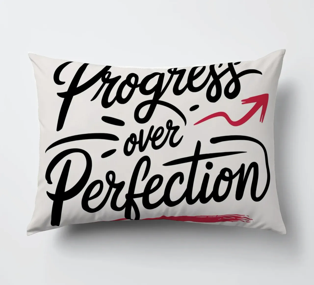 Il progresso al posto della perfezione cuscino da logic