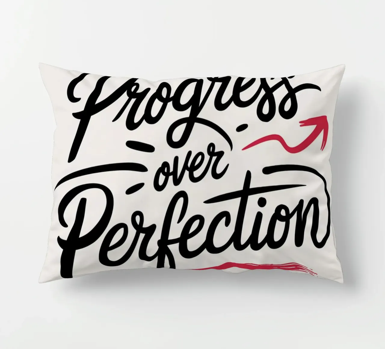 Il progresso al posto della perfezione cuscino da logic