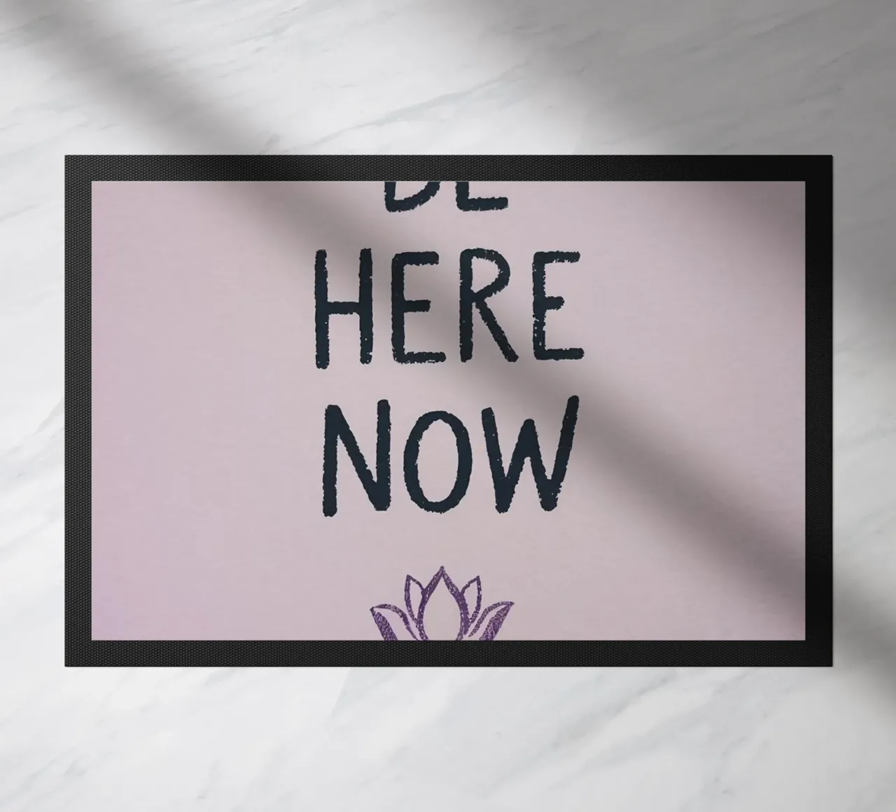 Be Here Now doormat by logic