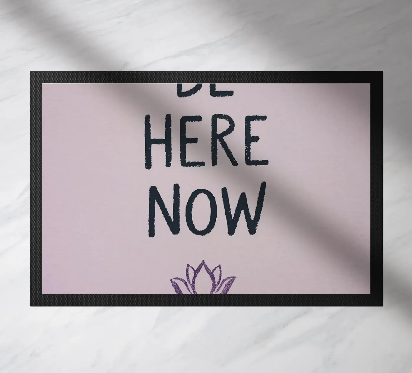 Be Here Now doormat by logic