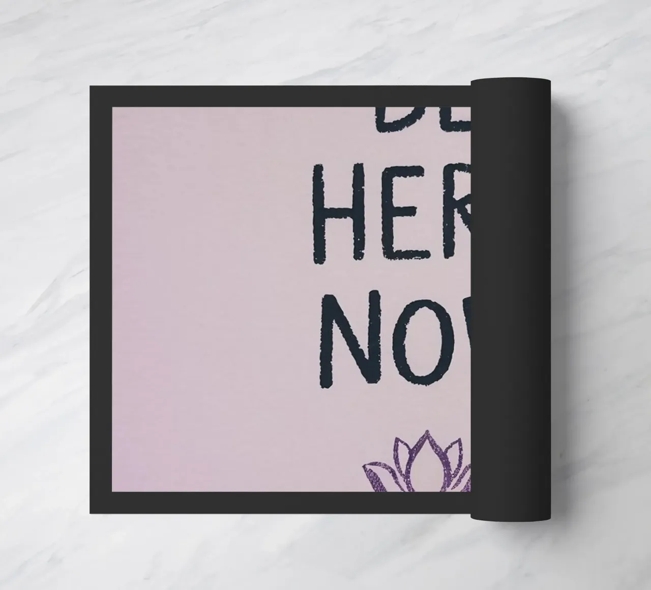 Be Here Now doormat by logic