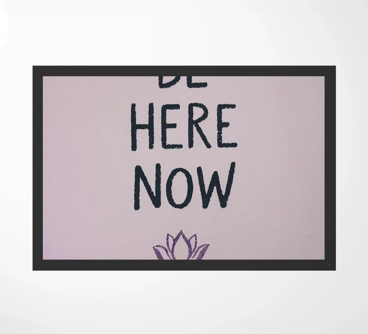 Be Here Now doormat by logic