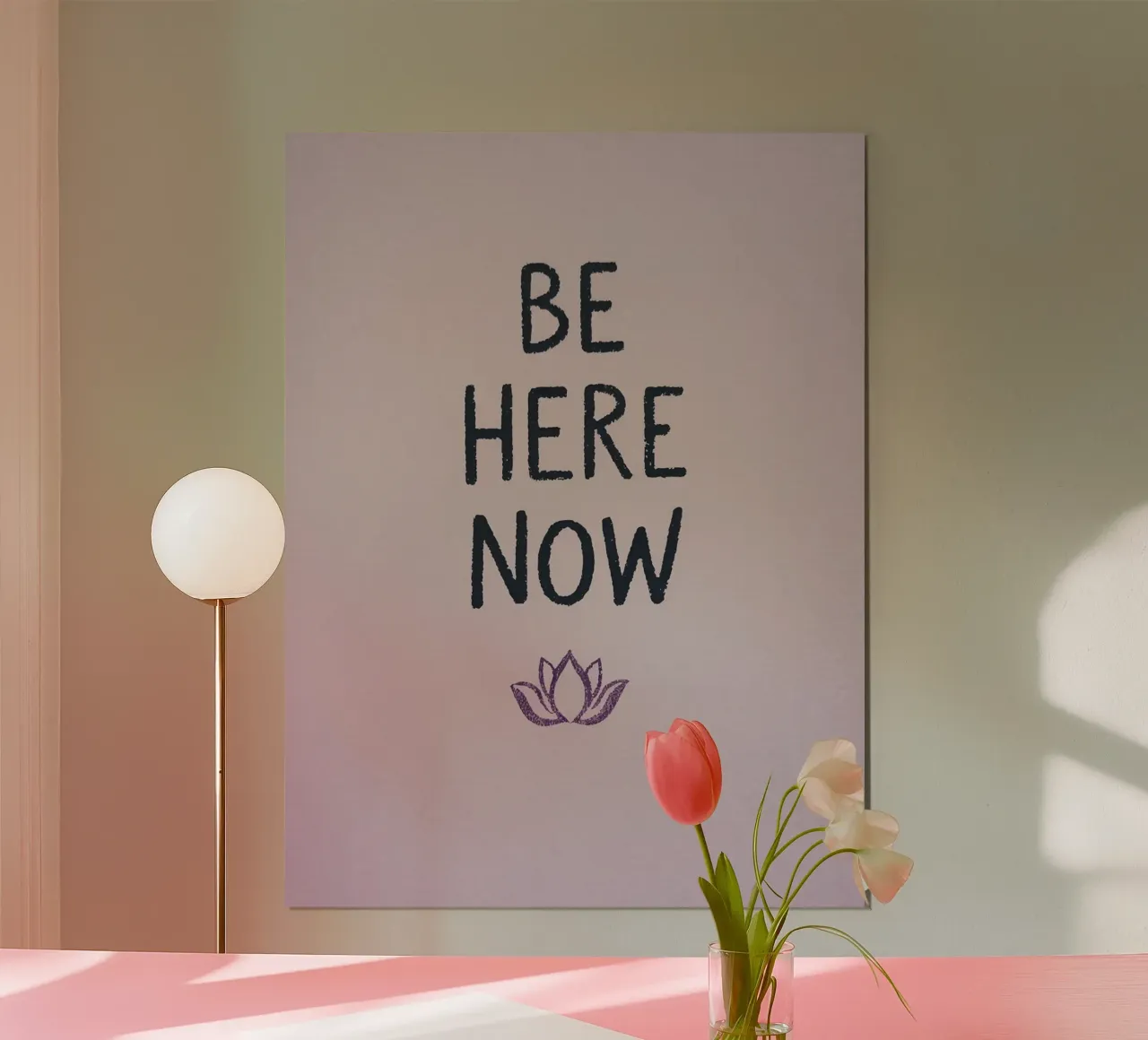 Be Here Now poster by logic