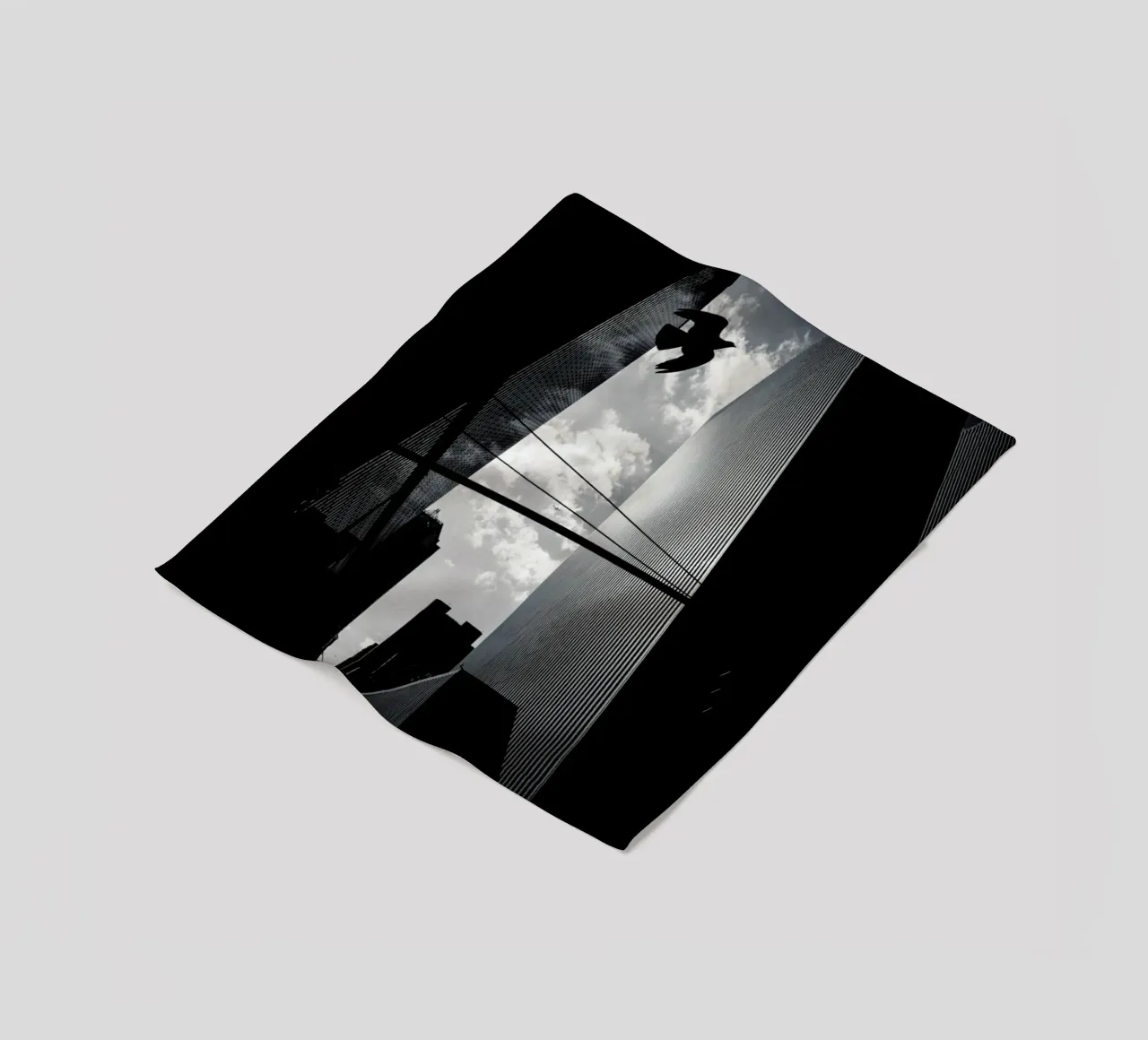 Bird in New York coperta in pile da Flo Klein