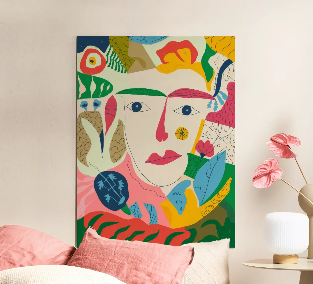 Natura astratta poster con telaio in plastica da Artie Shifa