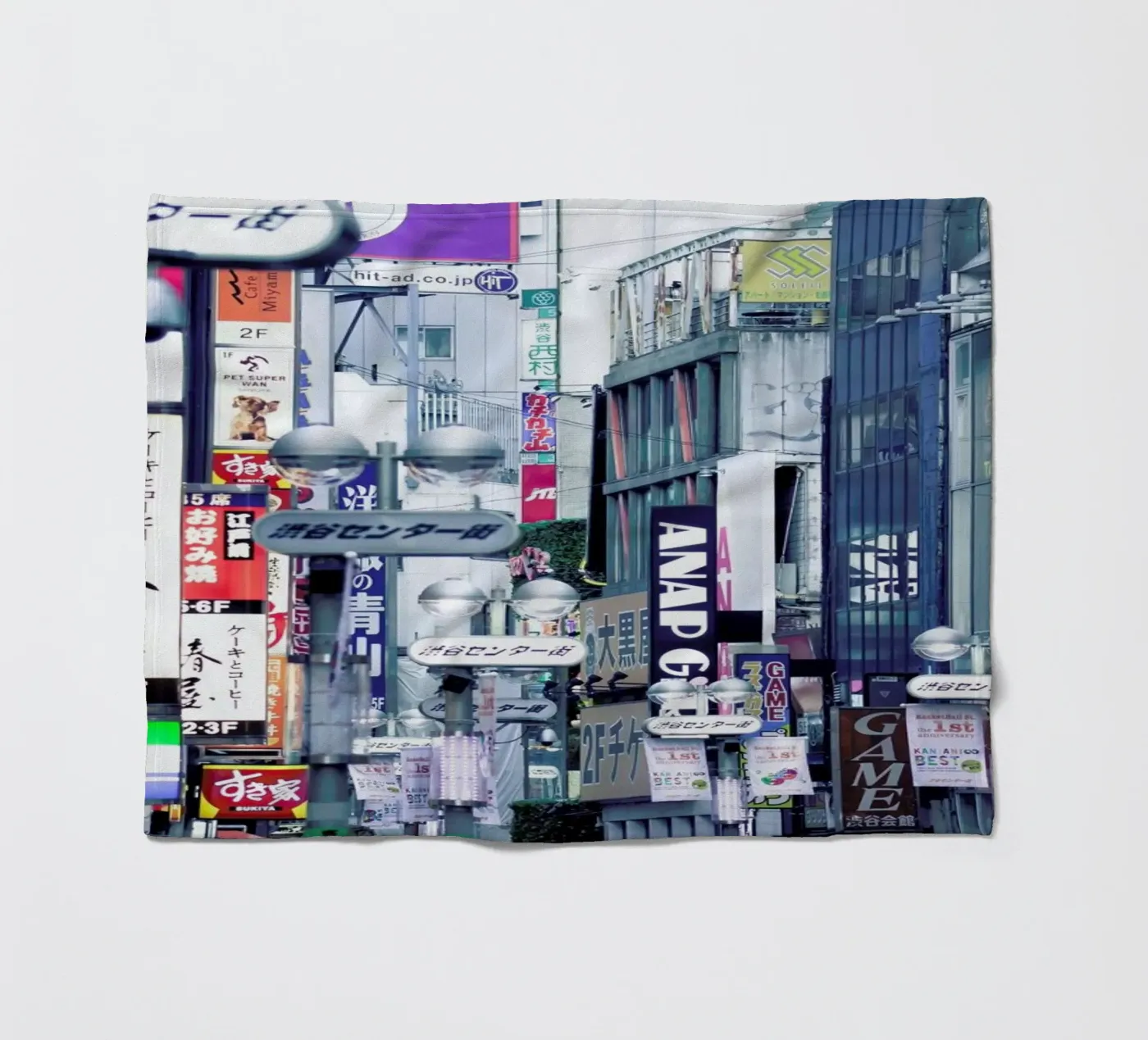 Tokyo fleecedeken van Flo Klein Gallery