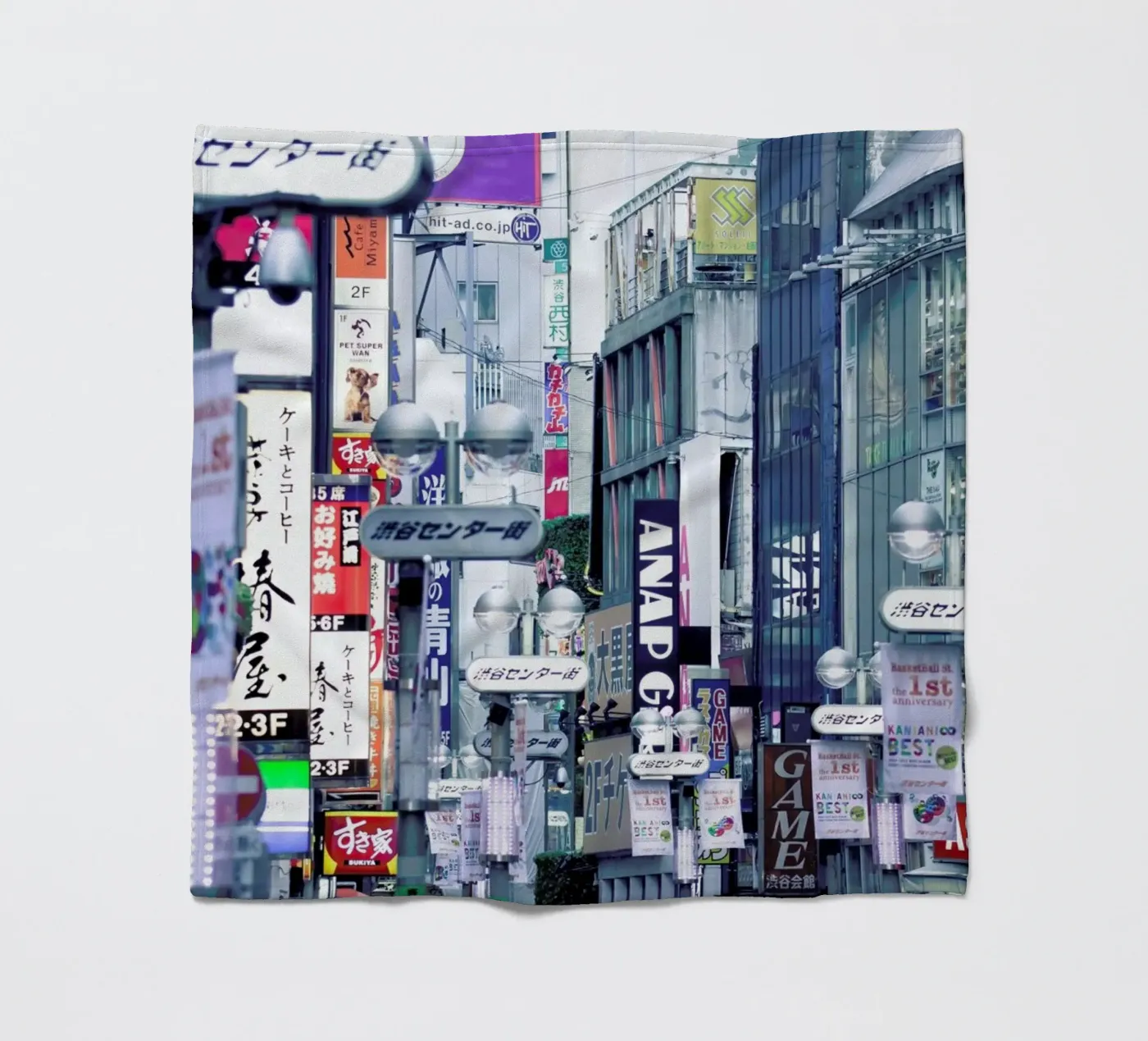 Tokyo fleecedeken van Flo Klein Gallery