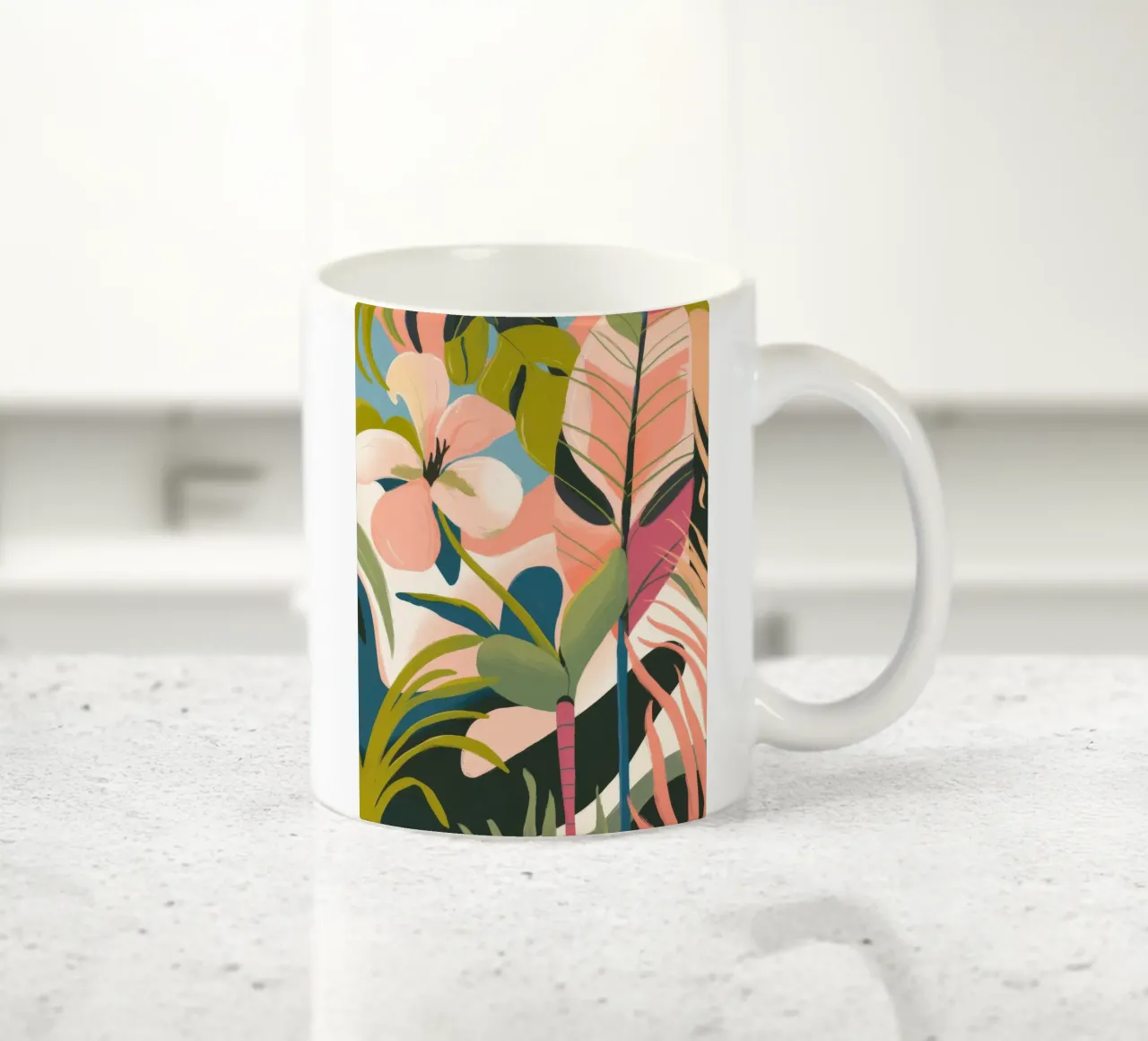 Paesaggio da sogno tropicale tazza in ceramica da Artie Shifa