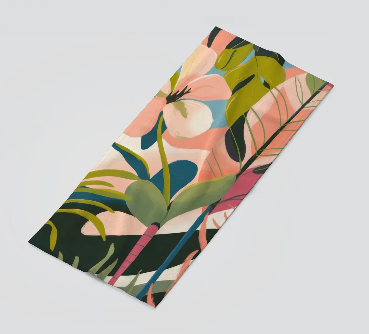 Tropical Dreamscape beach towel by Artie Shifa