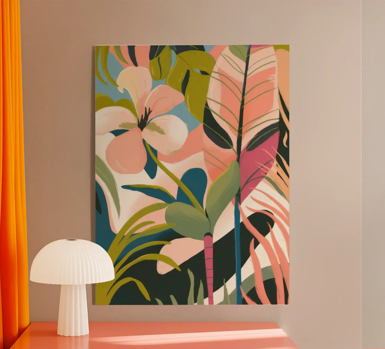 Paisaje onírico tropical metacrilato de Artie Shifa
