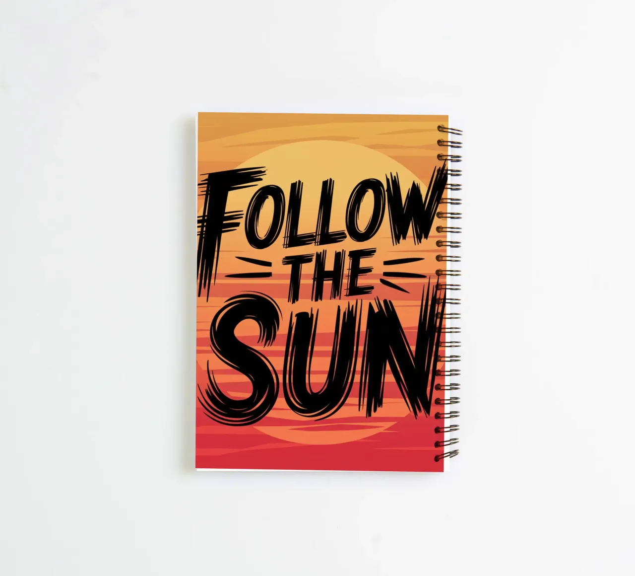 Follow the Sun spiral notebook by logic