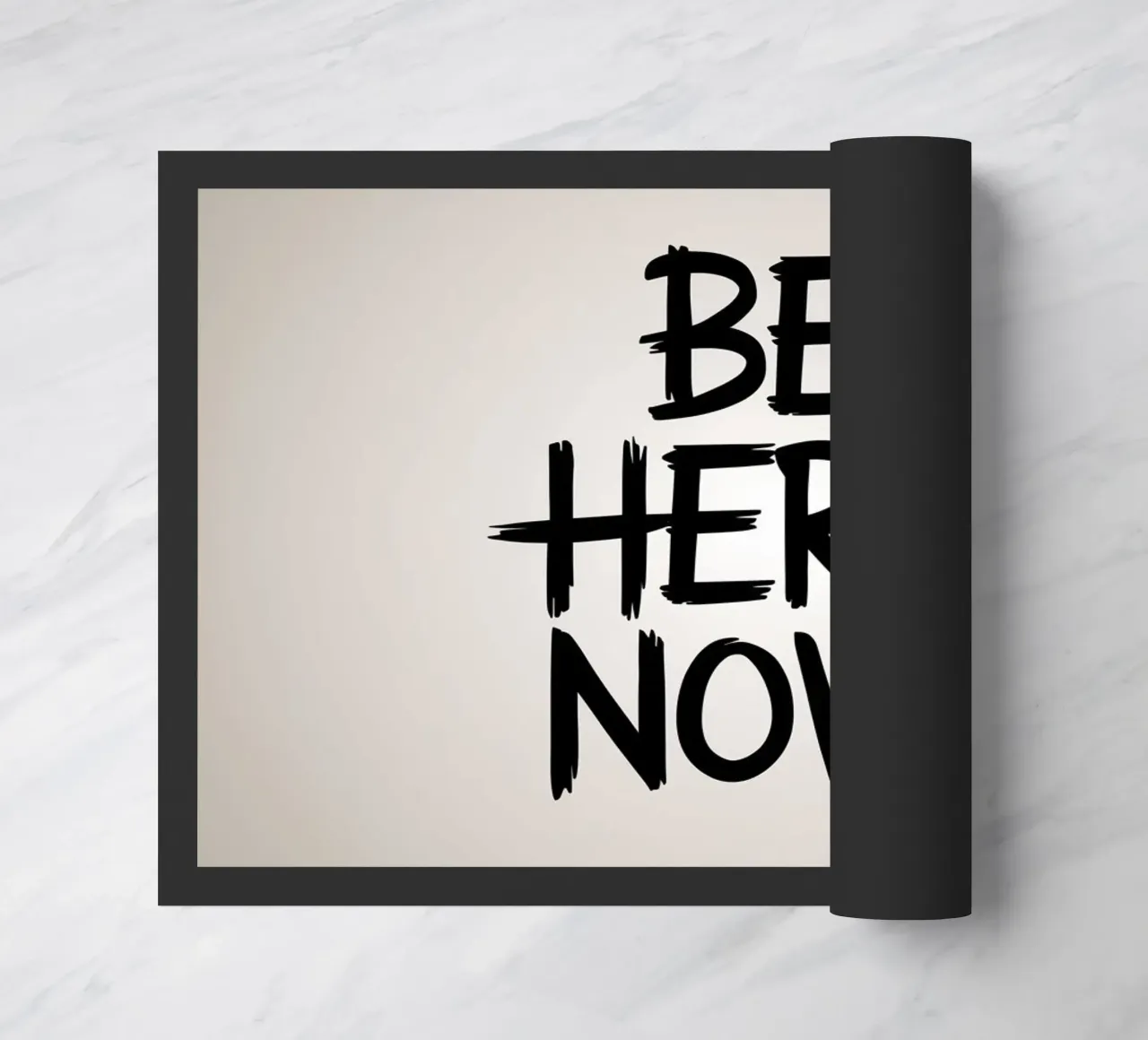 Be Here Now doormat by logic