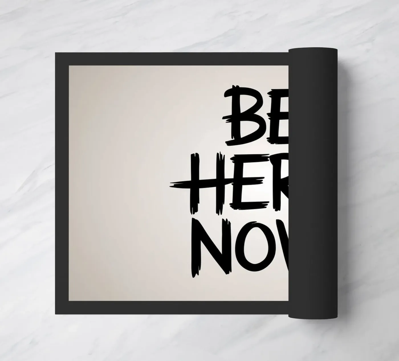 Be Here Now doormat by logic