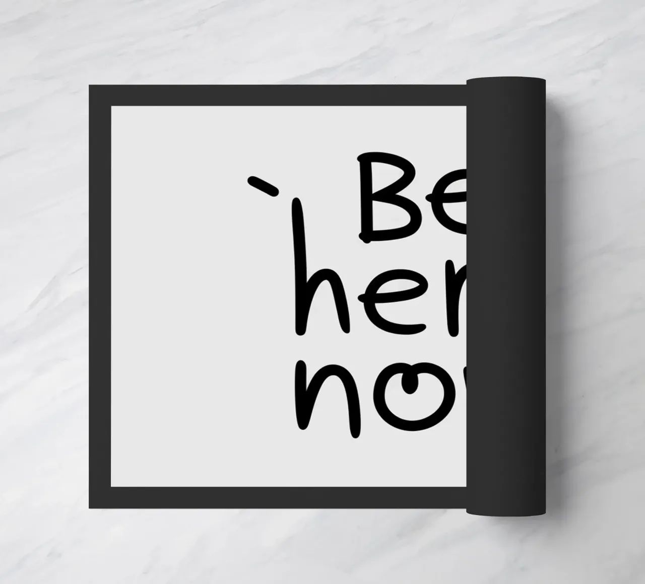 Be Here Now doormat by logic