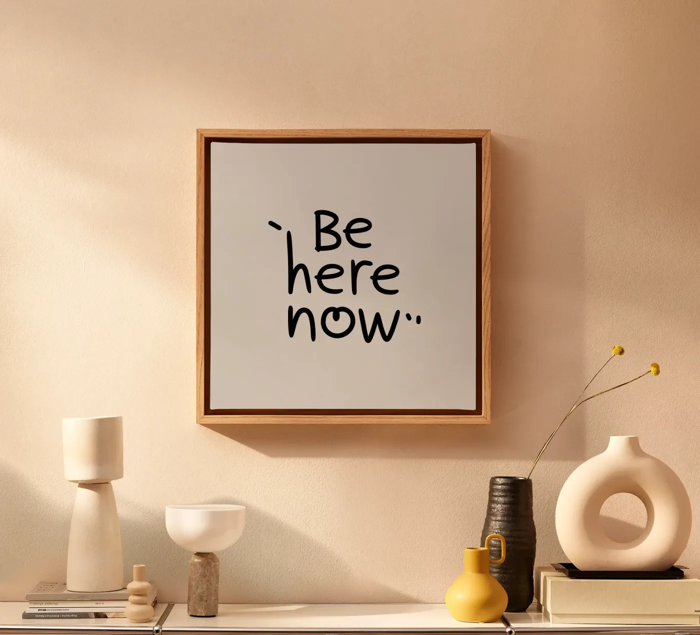 Essere qui ora tela da logic