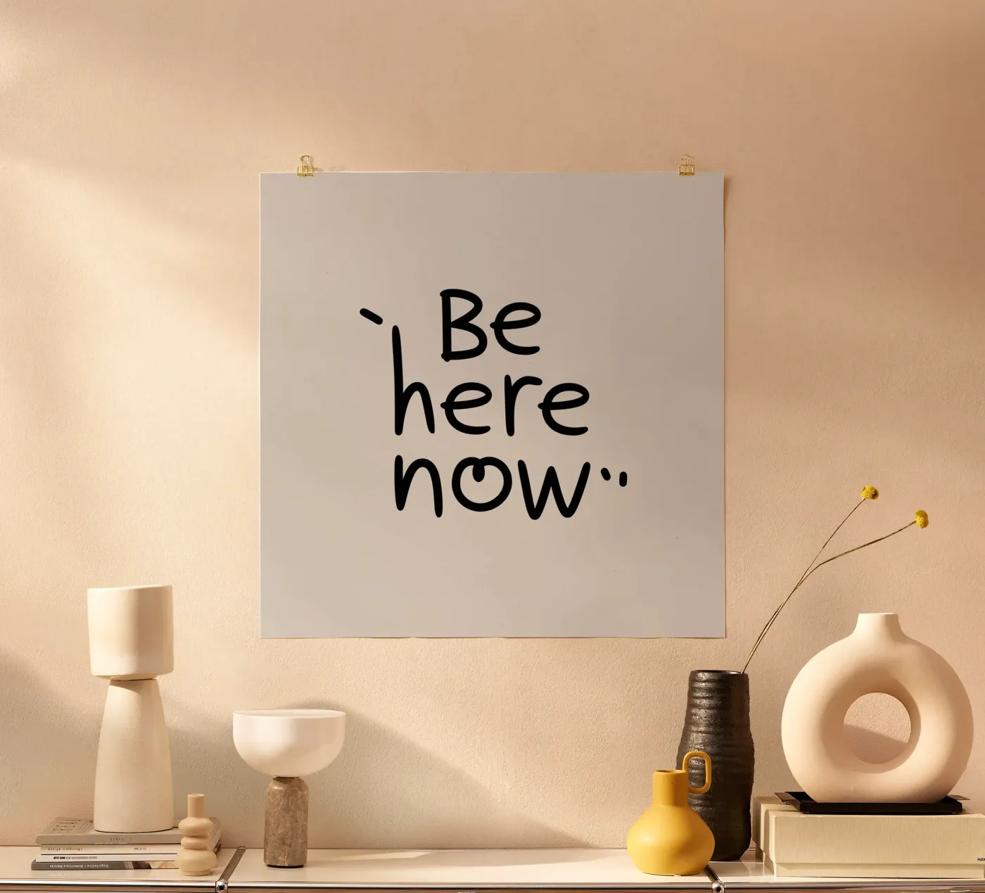 Be Here Now poster de logic