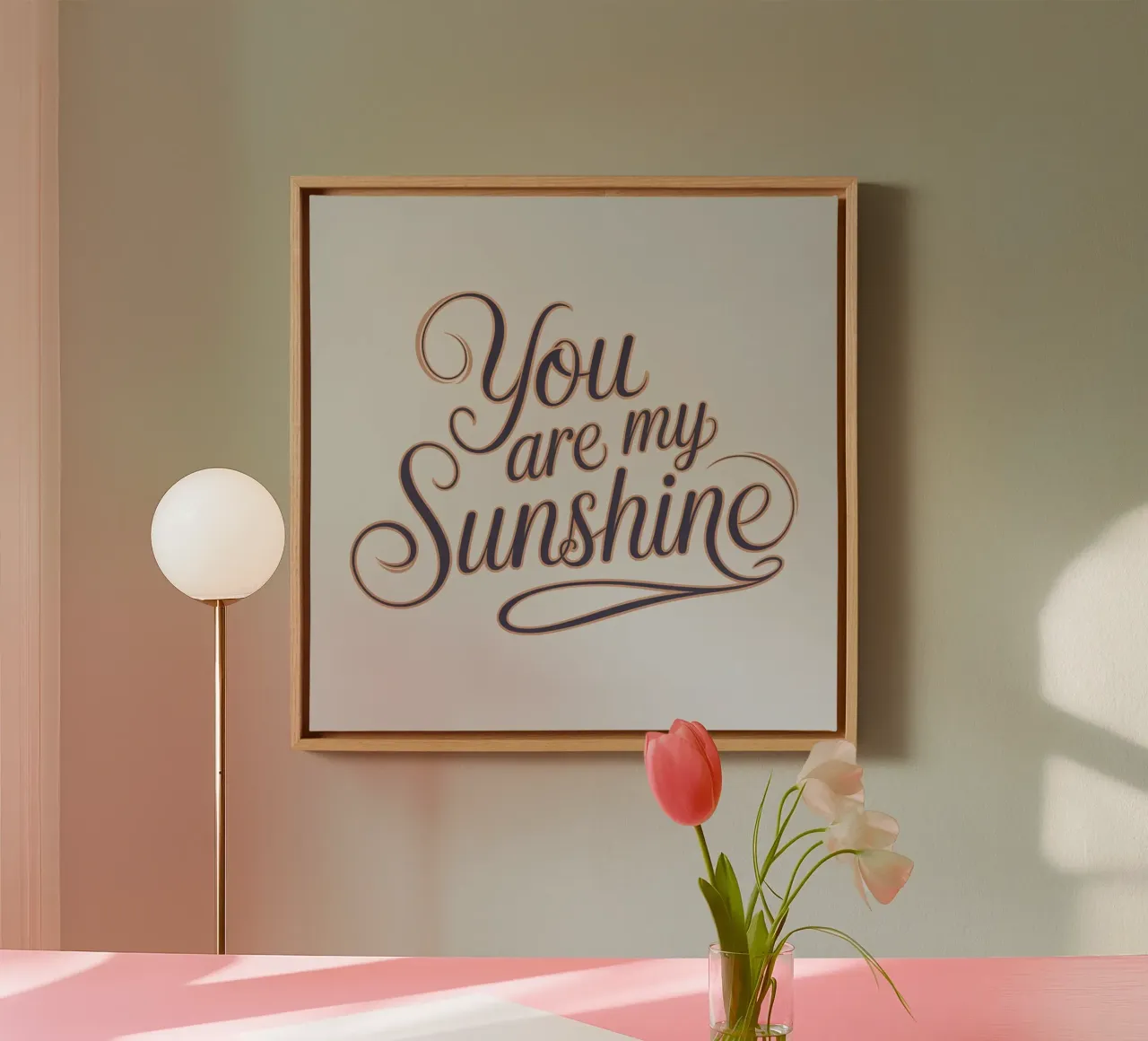 Tu sei il mio sole tela da logic