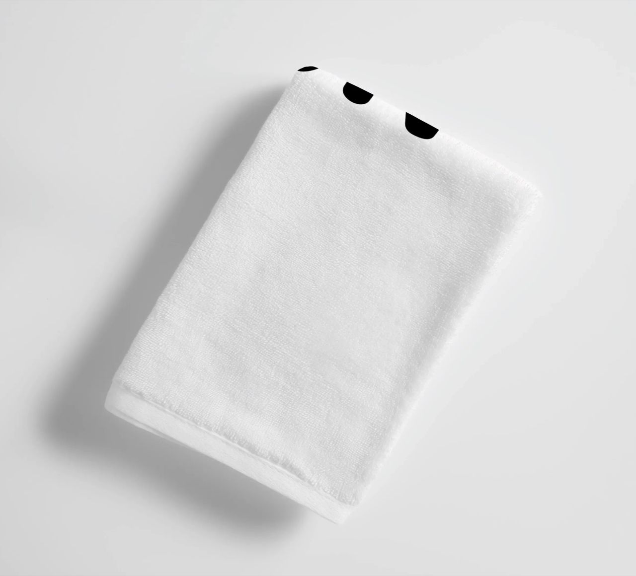 Fun Typography Minimalist Simple Elegant towel by YV TYPOGRAPHY