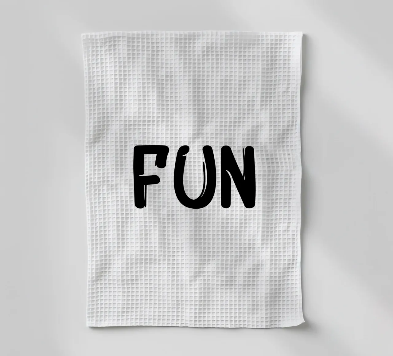Fun Typography Minimalist Simple Elegant torchon de YV TYPOGRAPHY