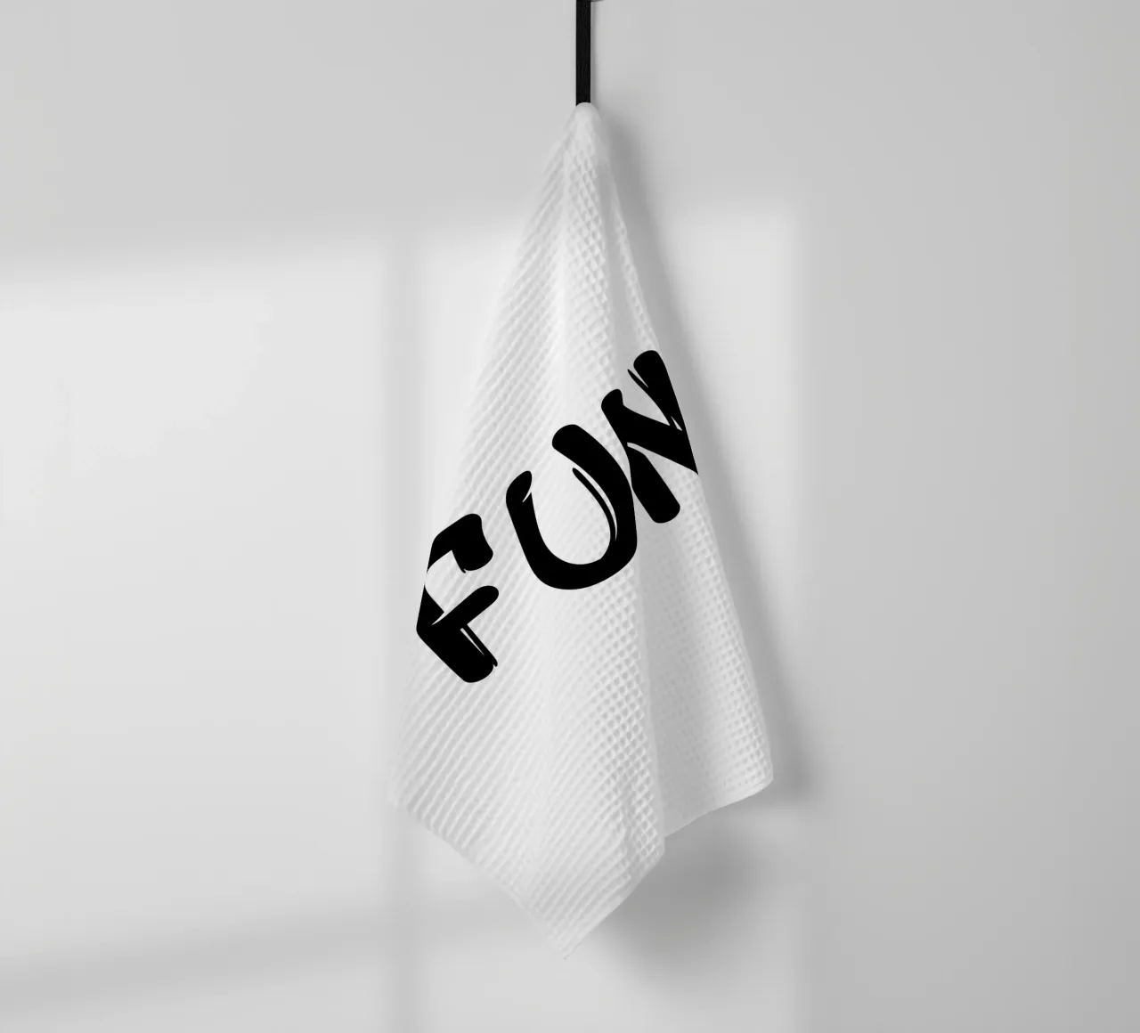 Fun Typography Minimalist Simple Elegant torchon de YV TYPOGRAPHY