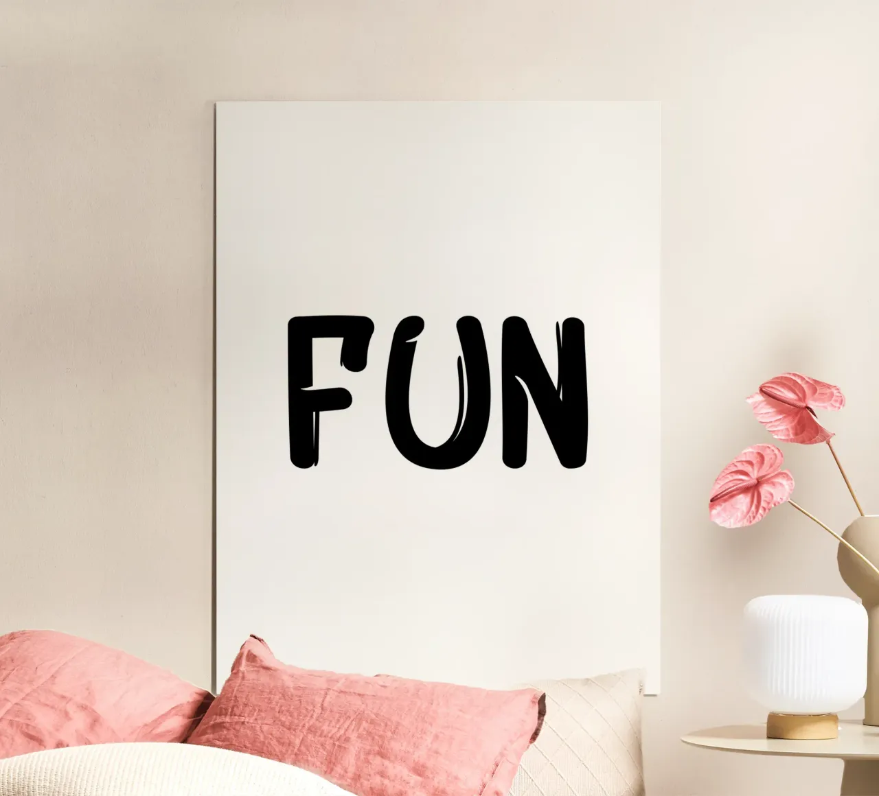 Fun Typography Minimalist Simple Elegant poster de YV TYPOGRAPHY