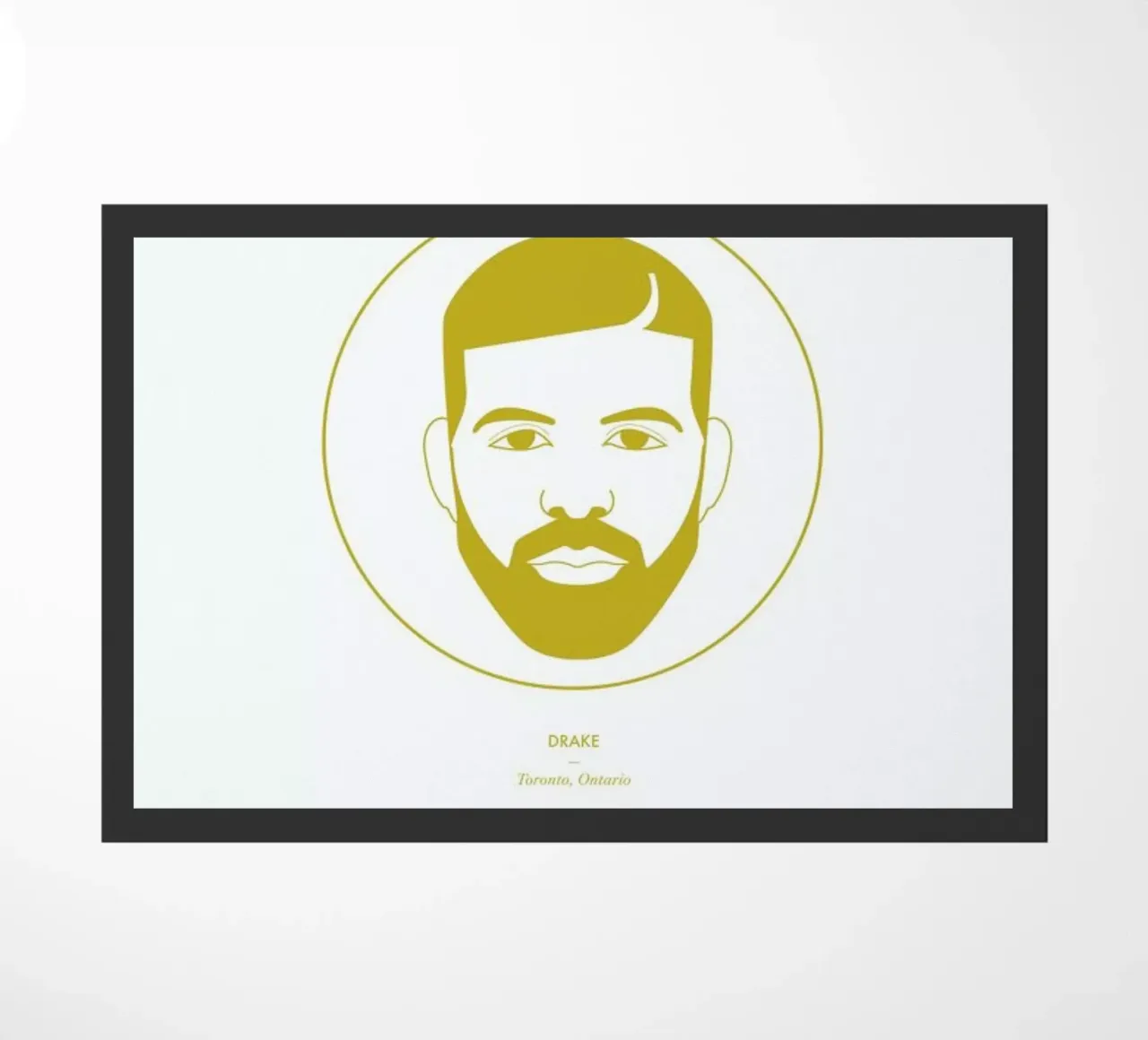 Drake doormat by Dean Smith