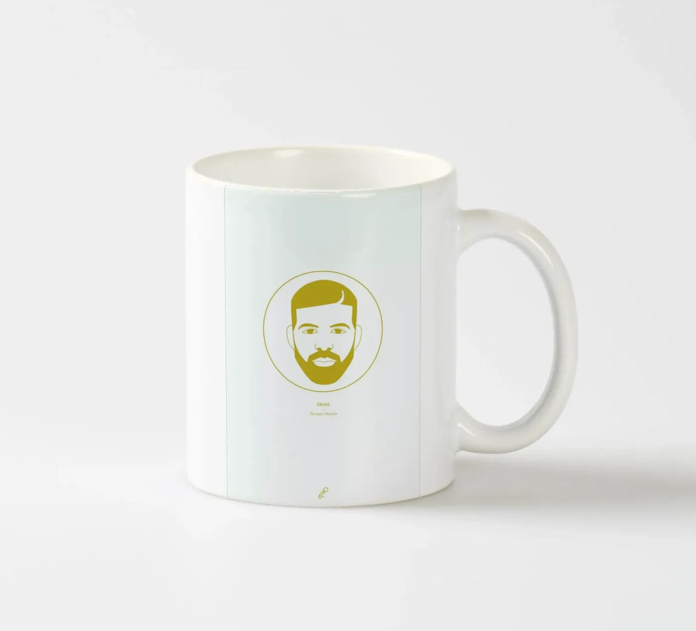 Drake ceramic mug by Dean Smith