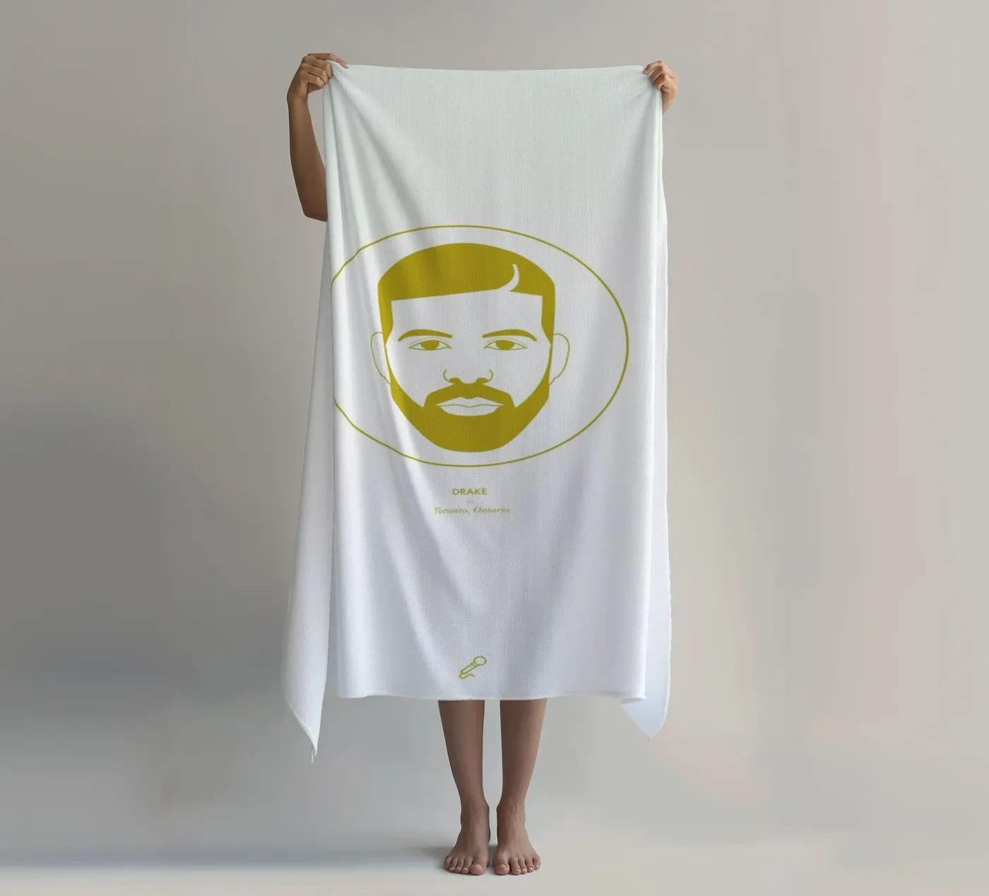 Drake beach towel by Dean Smith