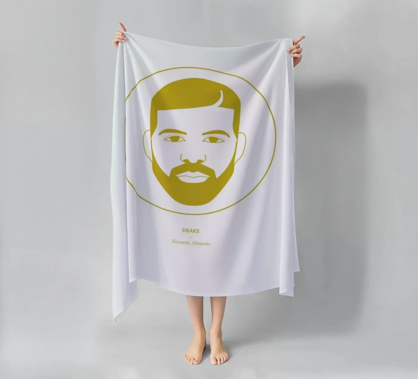 Drake beach towel by Dean Smith