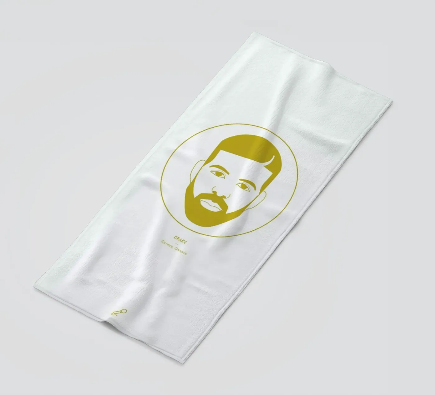 Drake beach towel by Dean Smith