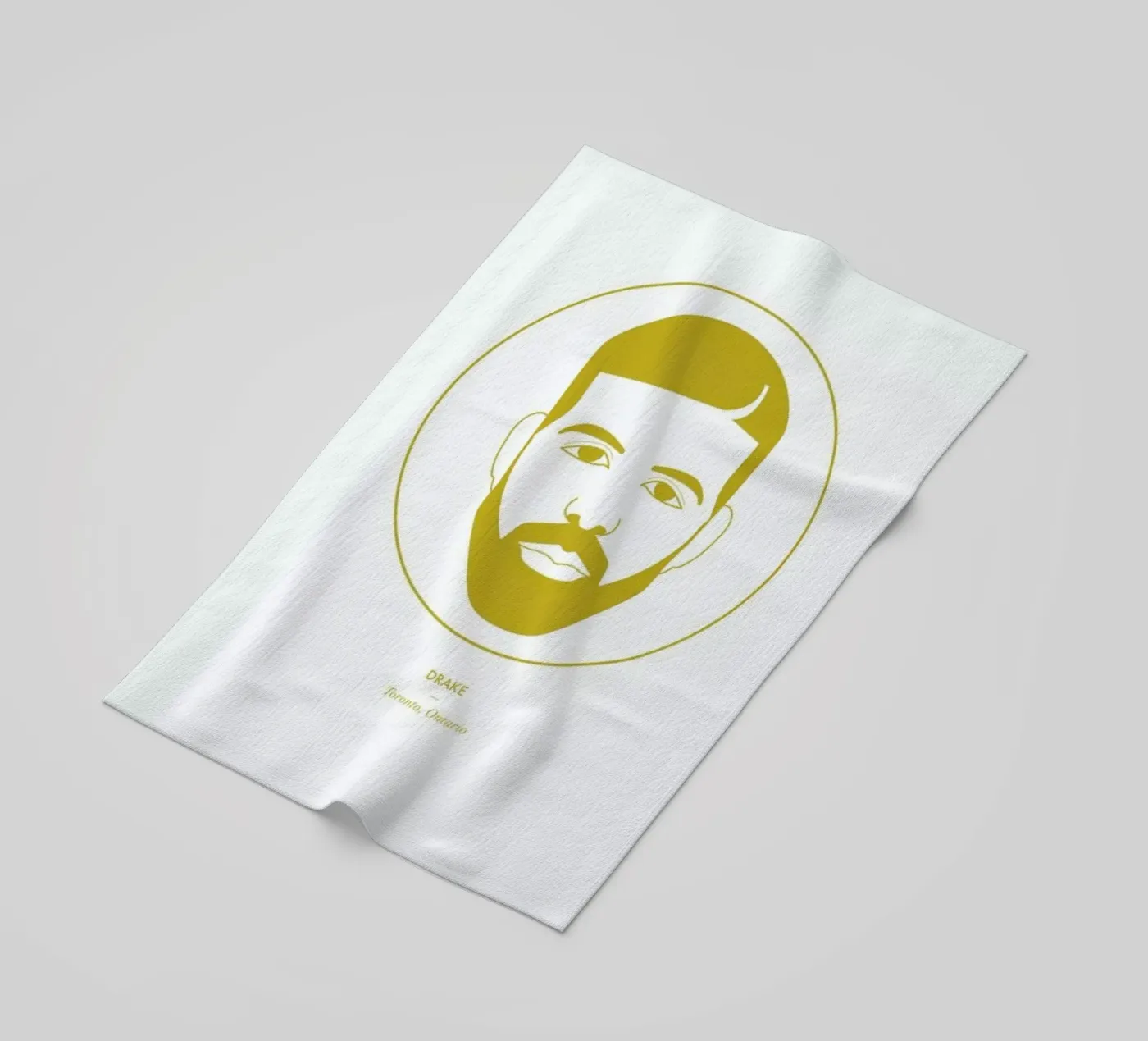 Drake beach towel by Dean Smith