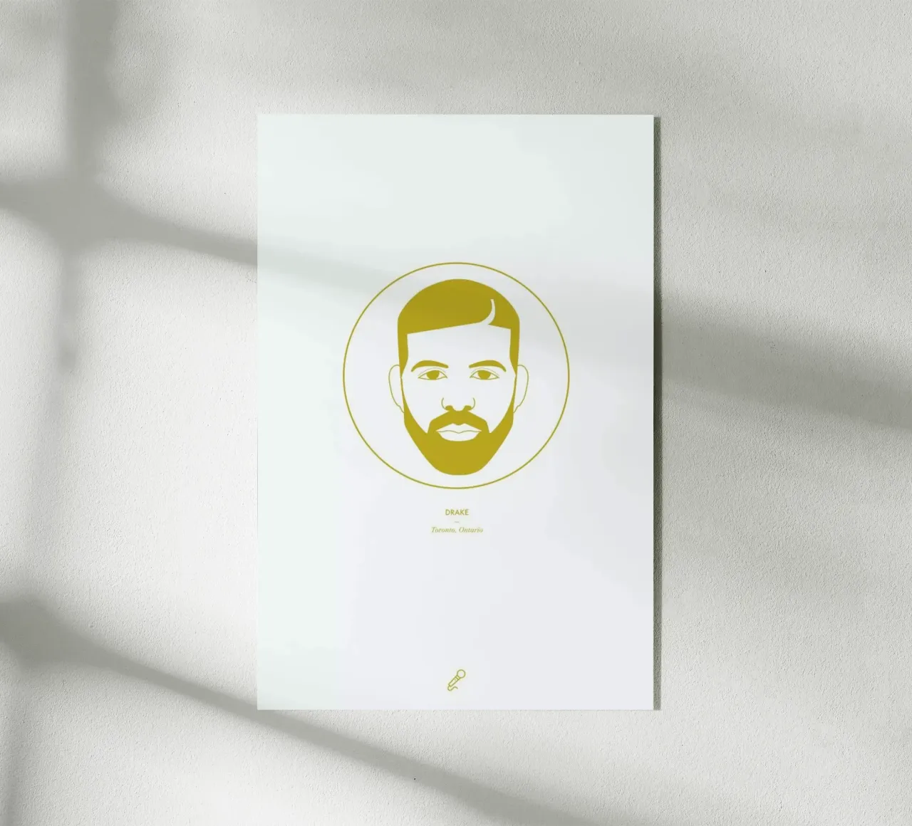 Drake acryl van Dean Smith
