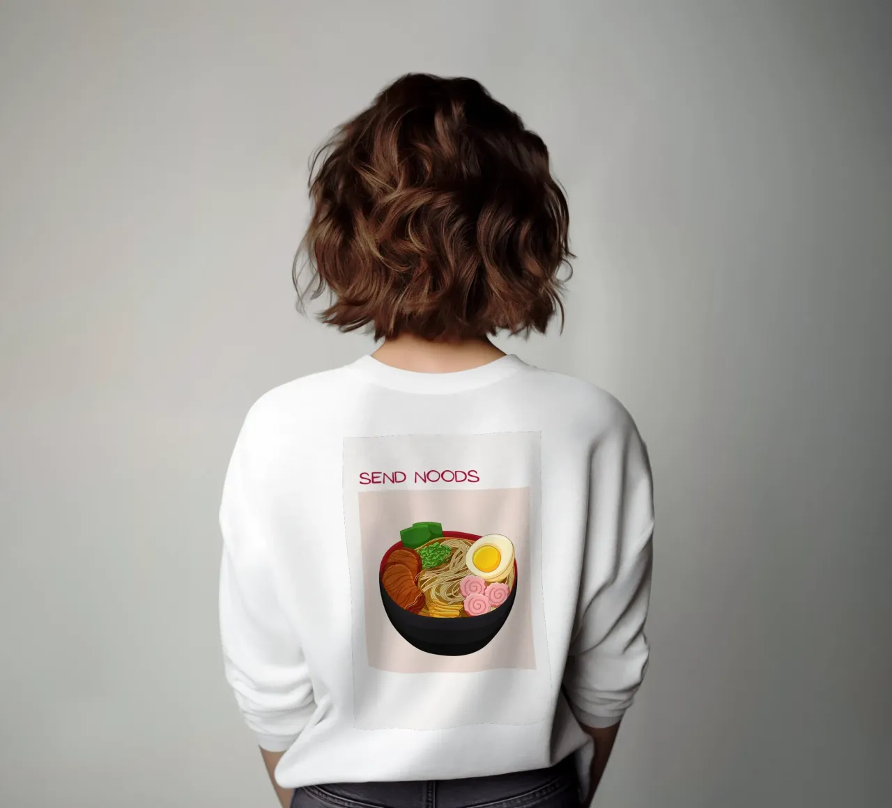 Send Noods Ramen felpa da thewalllab