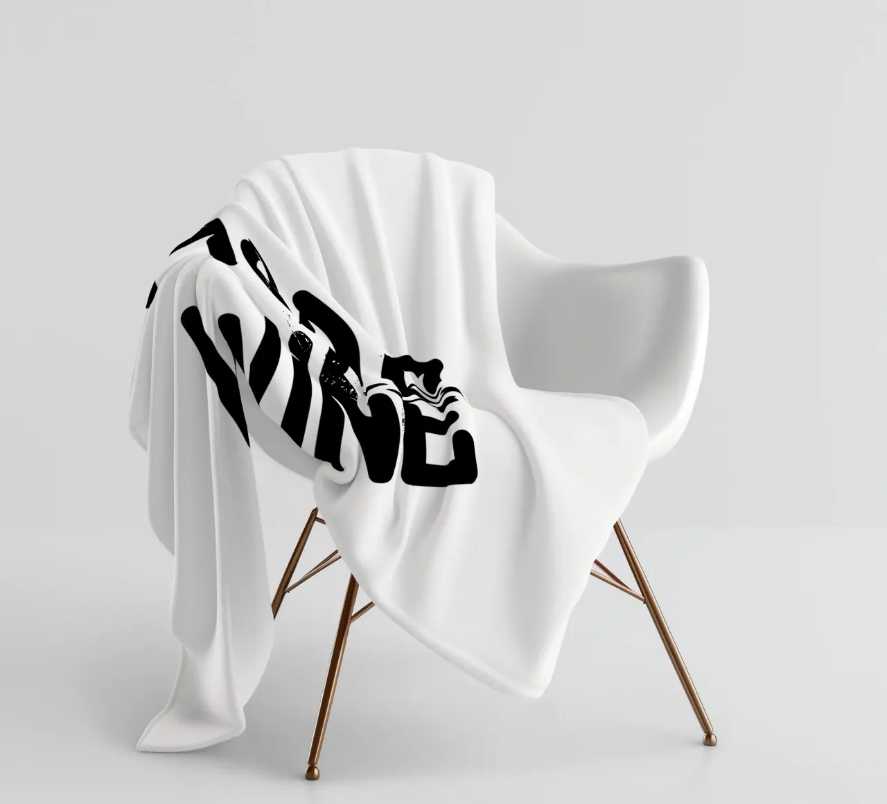 More Wine Typography Minimalist Simple Elegant fleece blanket by YV TYPOGRAPHY