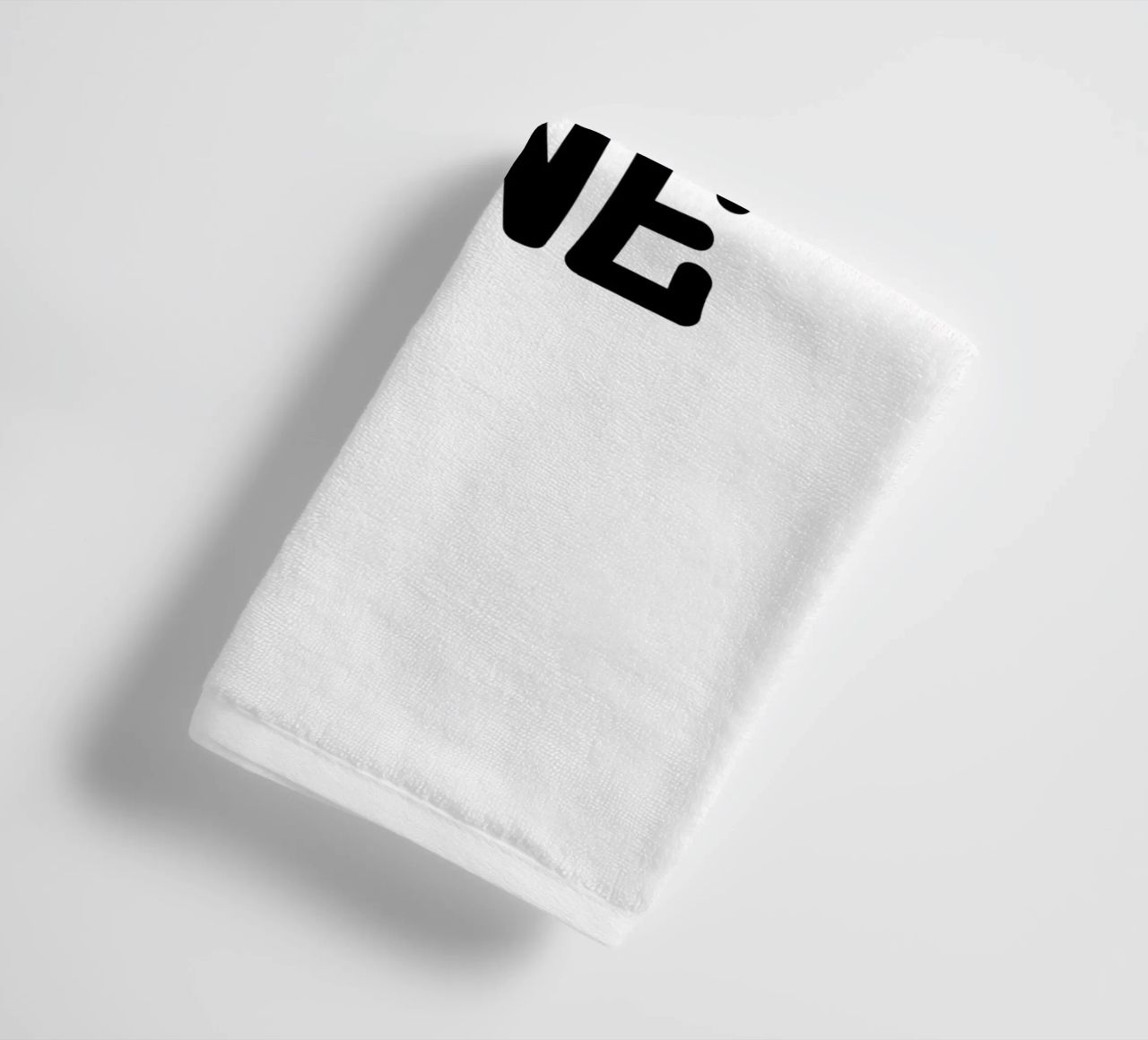 More Wine Typography Minimalist Simple Elegant towel by YV TYPOGRAPHY