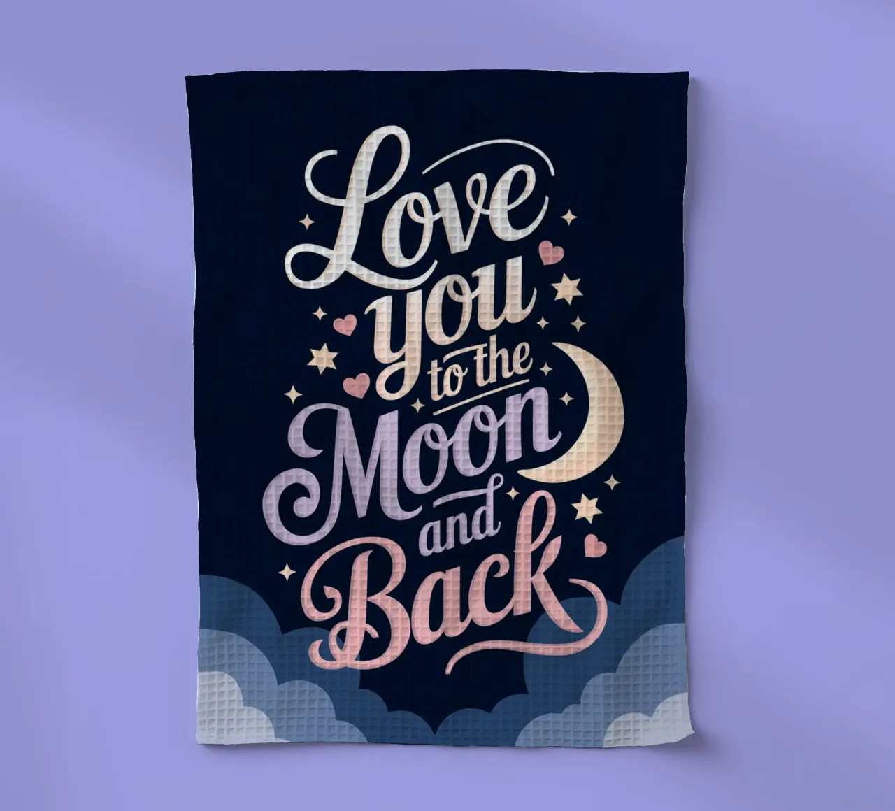 Love You to the Moon and Back torchon de logic