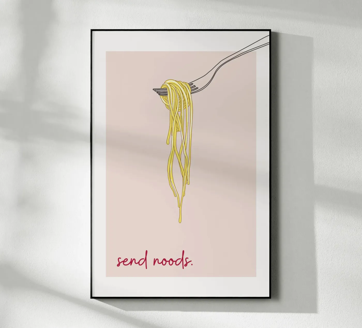 Send Noods Spaghetti plexiglass da thewalllab