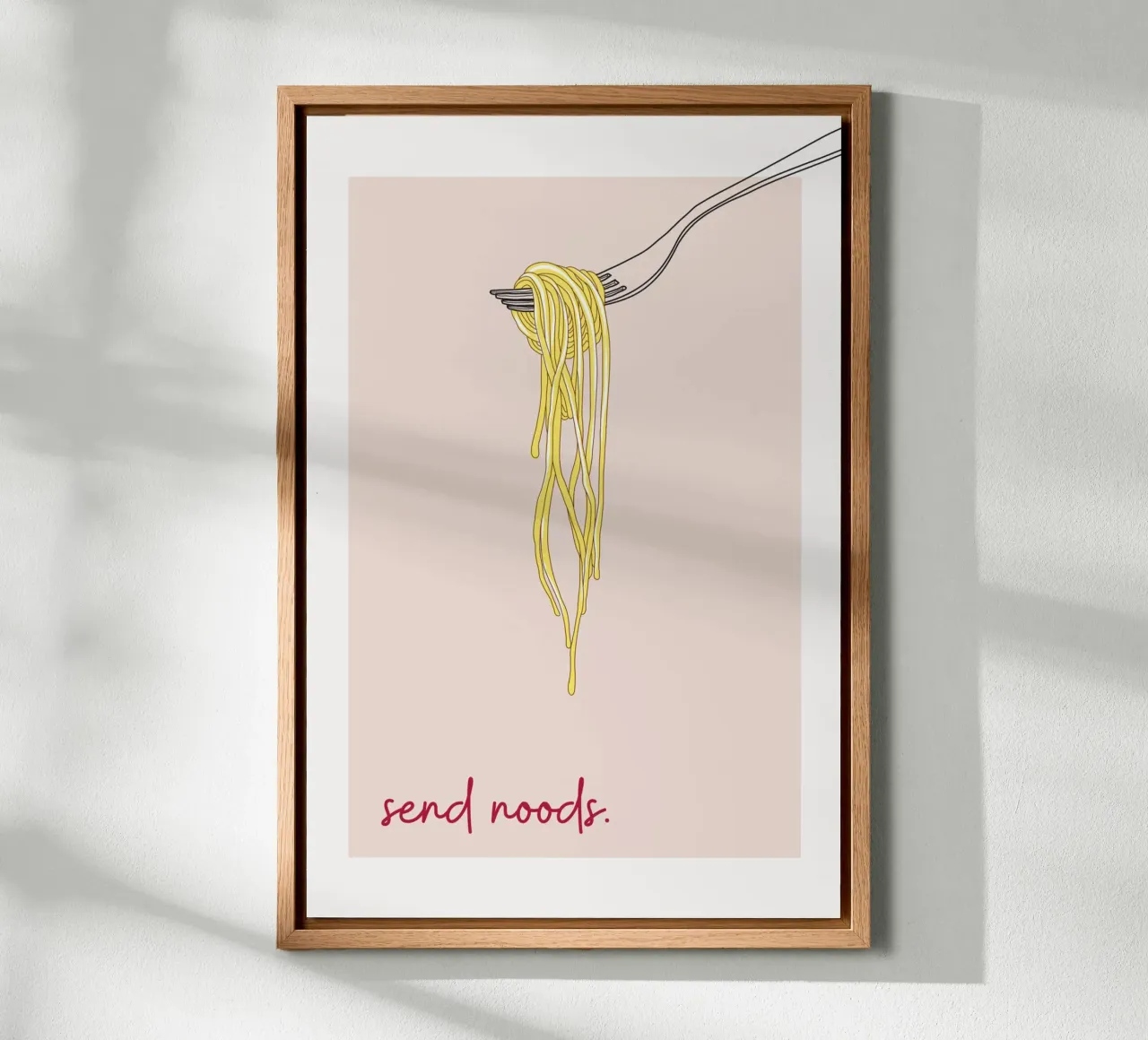 Send Noods Spaghetti alluminio dibond da thewalllab