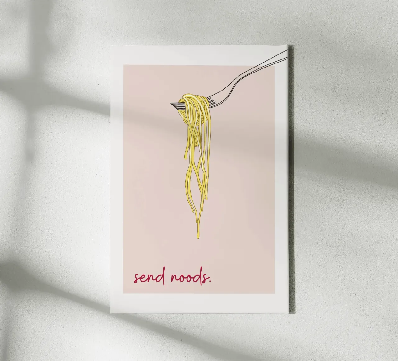 Send Noods Spaghetti tela da thewalllab