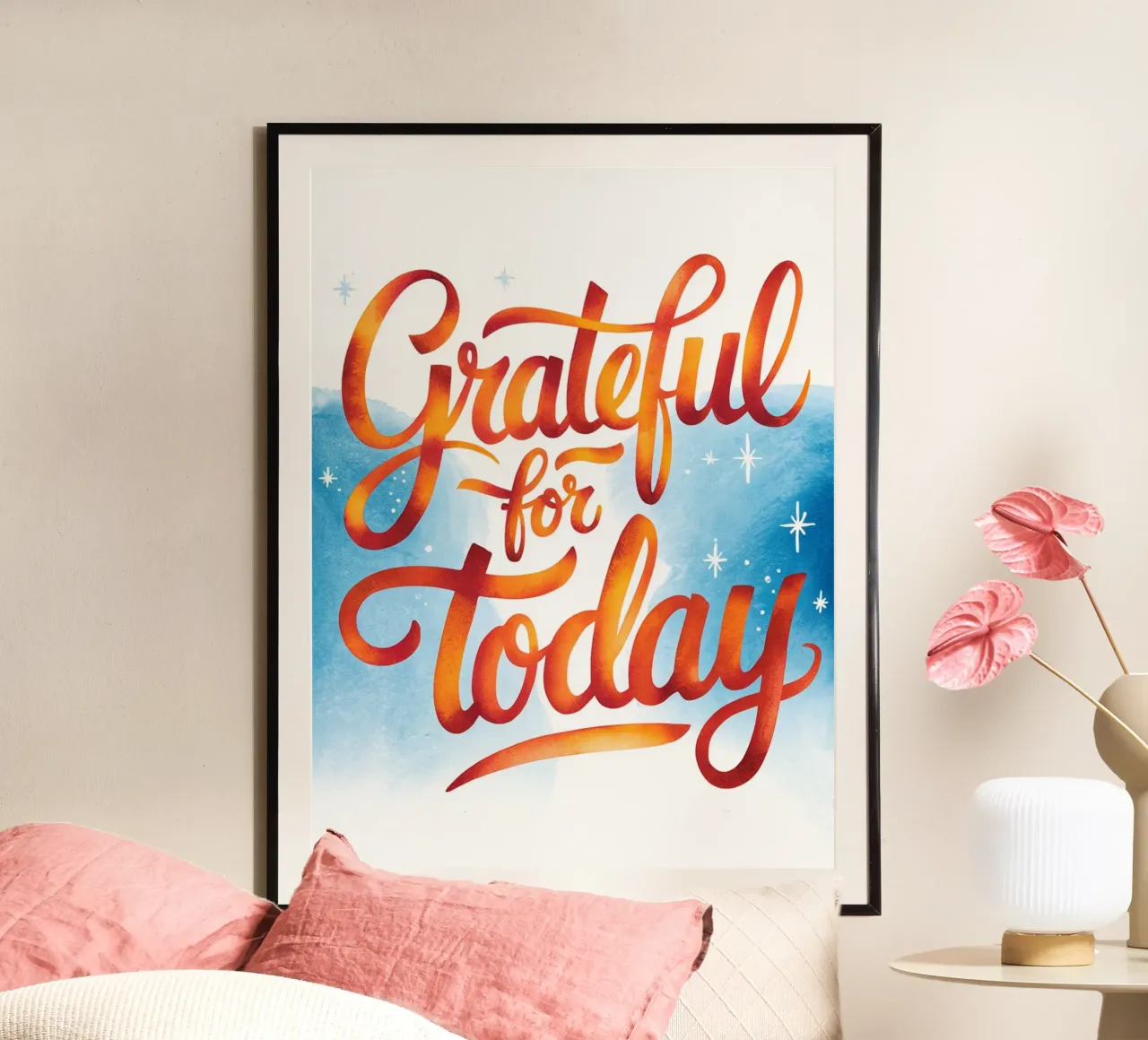 Grateful for Today hahnemühle by logic