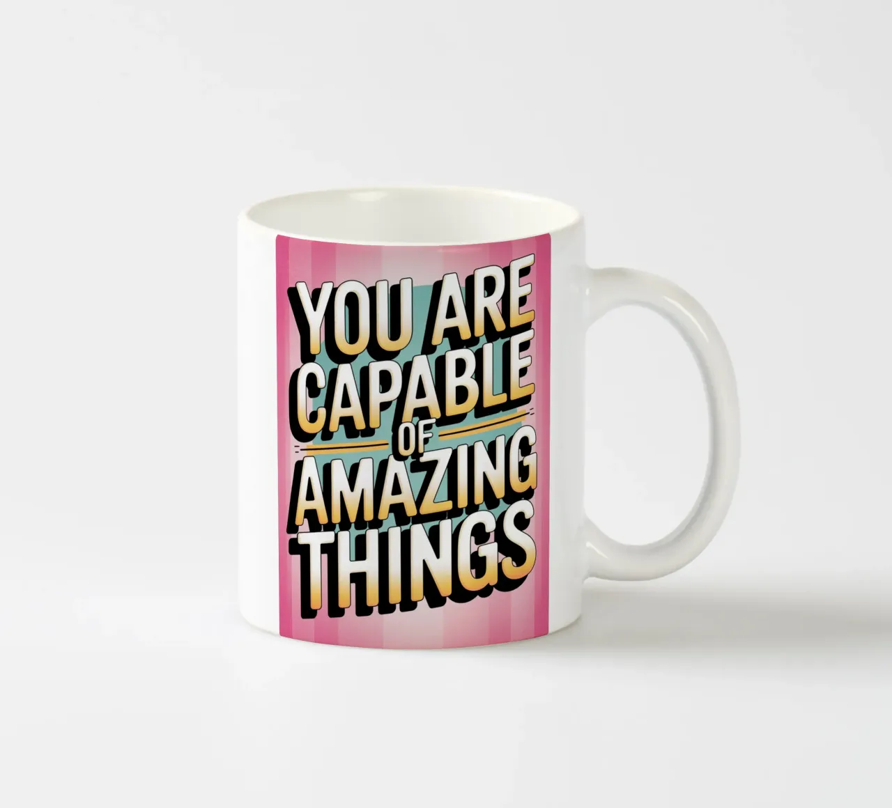 Du bist zu erstaunlichen Dingen fähig Keramik Tasse von logic
