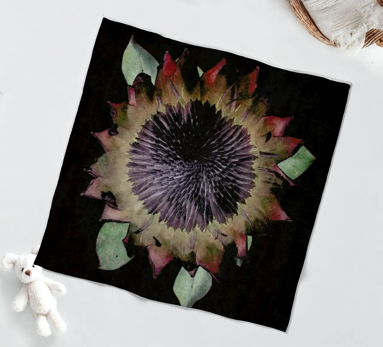 King Protea Fleecedecke von Shot By Clint