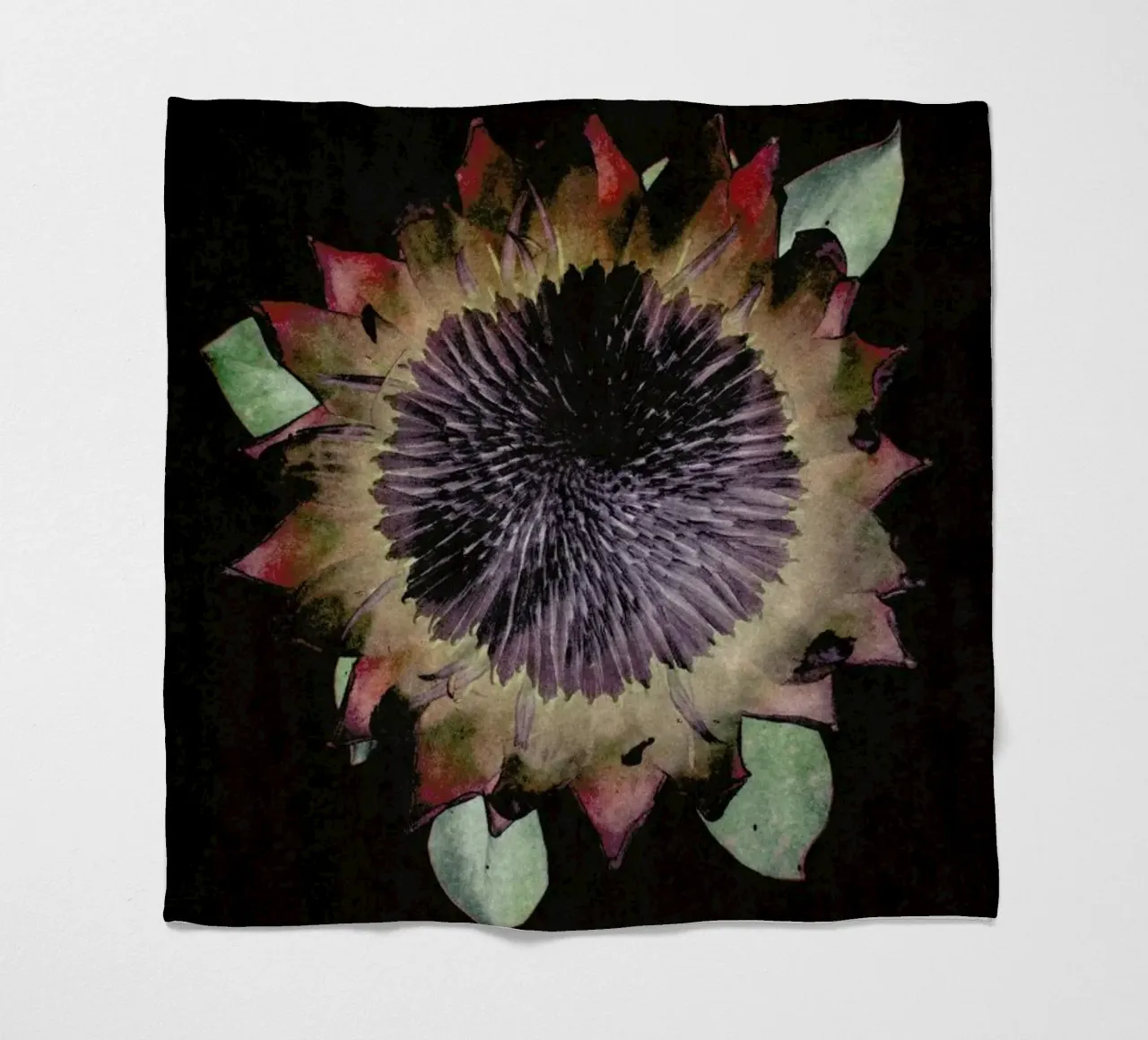 King Protea Fleecedecke von Shot By Clint