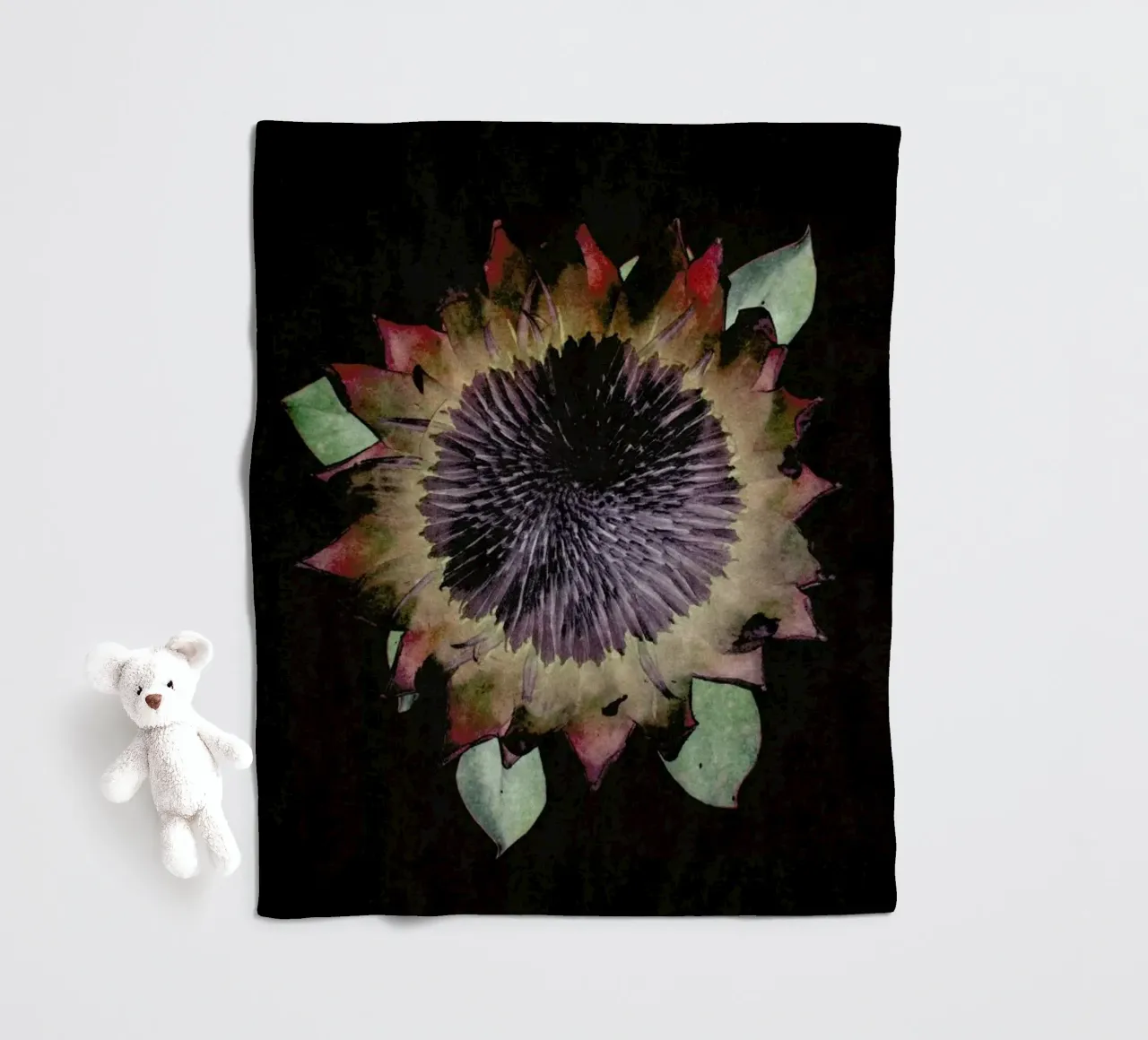 King Protea Fleecedecke von Shot By Clint