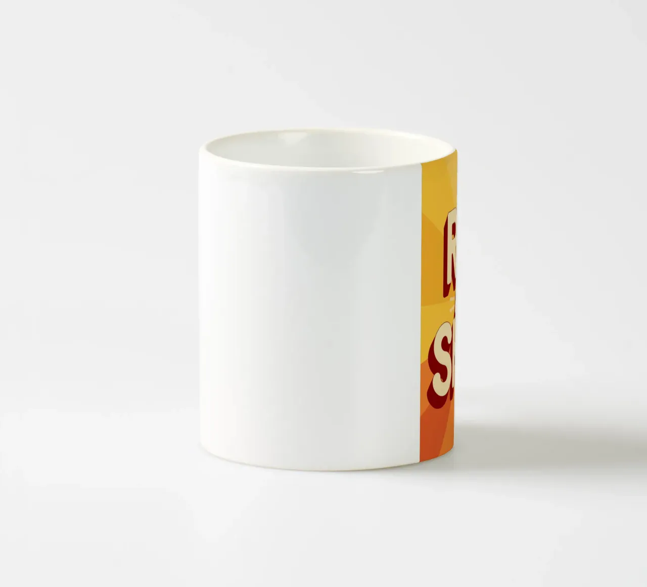 Alzati e risplendi tazza in ceramica da logic