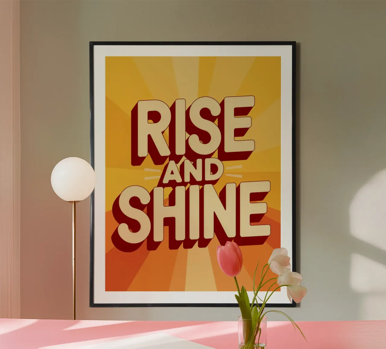 Alzati e risplendi poster da logic