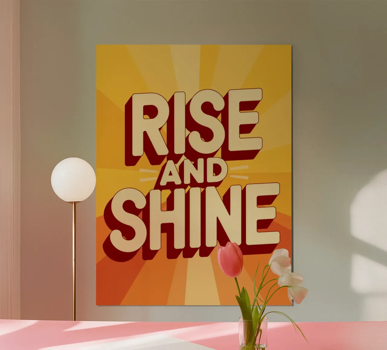 Alzati e risplendi poster da logic