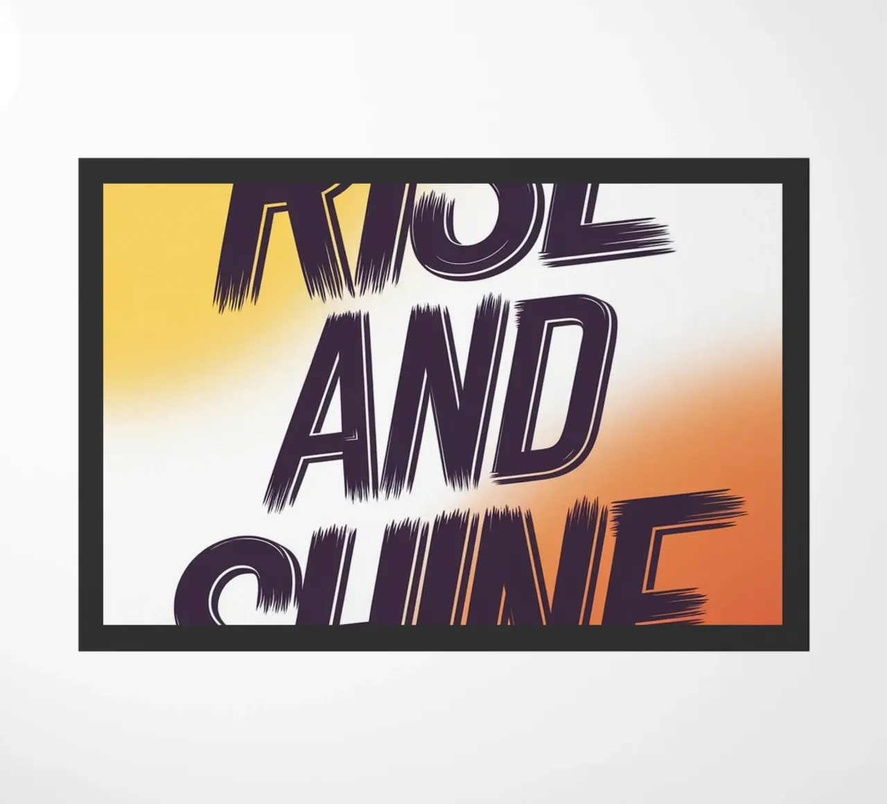 Alzati e risplendi zerbino da logic