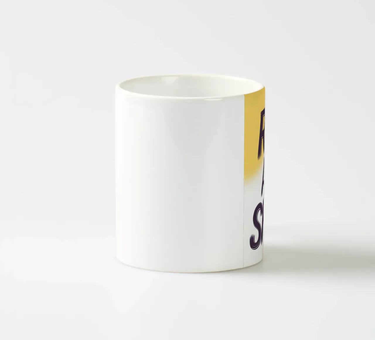 Alzati e risplendi tazza in ceramica da logic